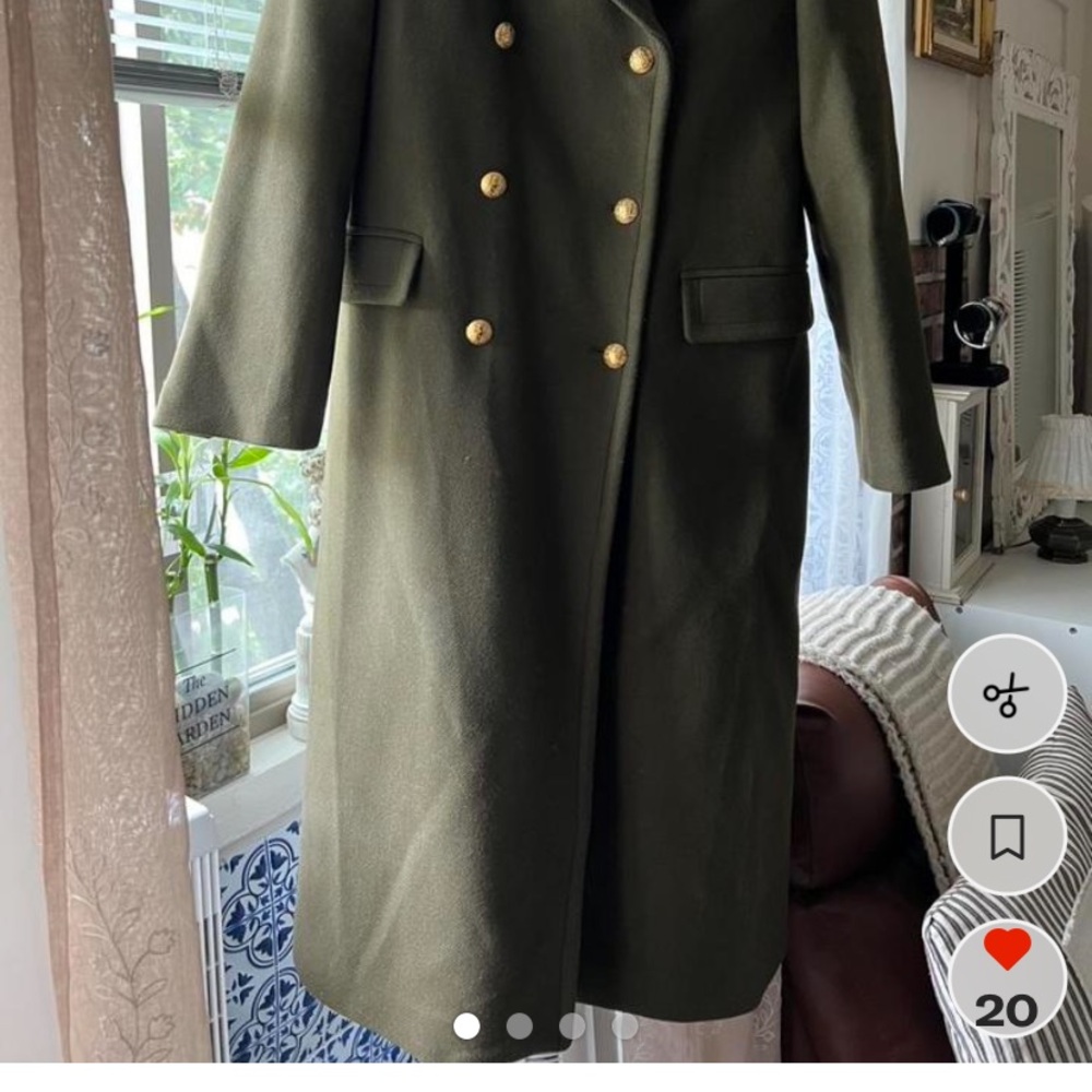 Zara Manteco wool coat